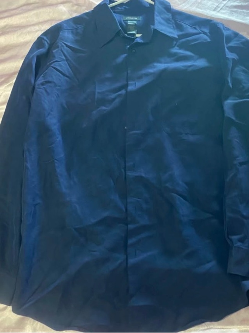 Claiborne Men's Dark Blue Lightweight Shirt Jacket
